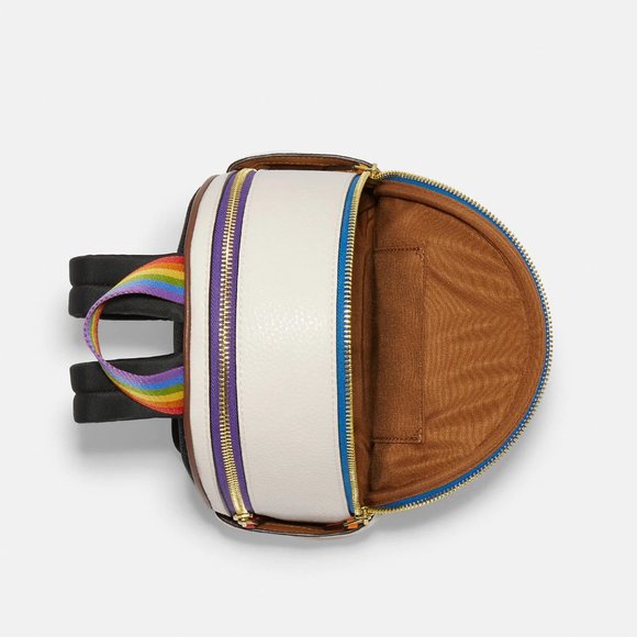 🌈 Coach Mini Court Backpack With Rainbow Coach - Picture 5 of 11